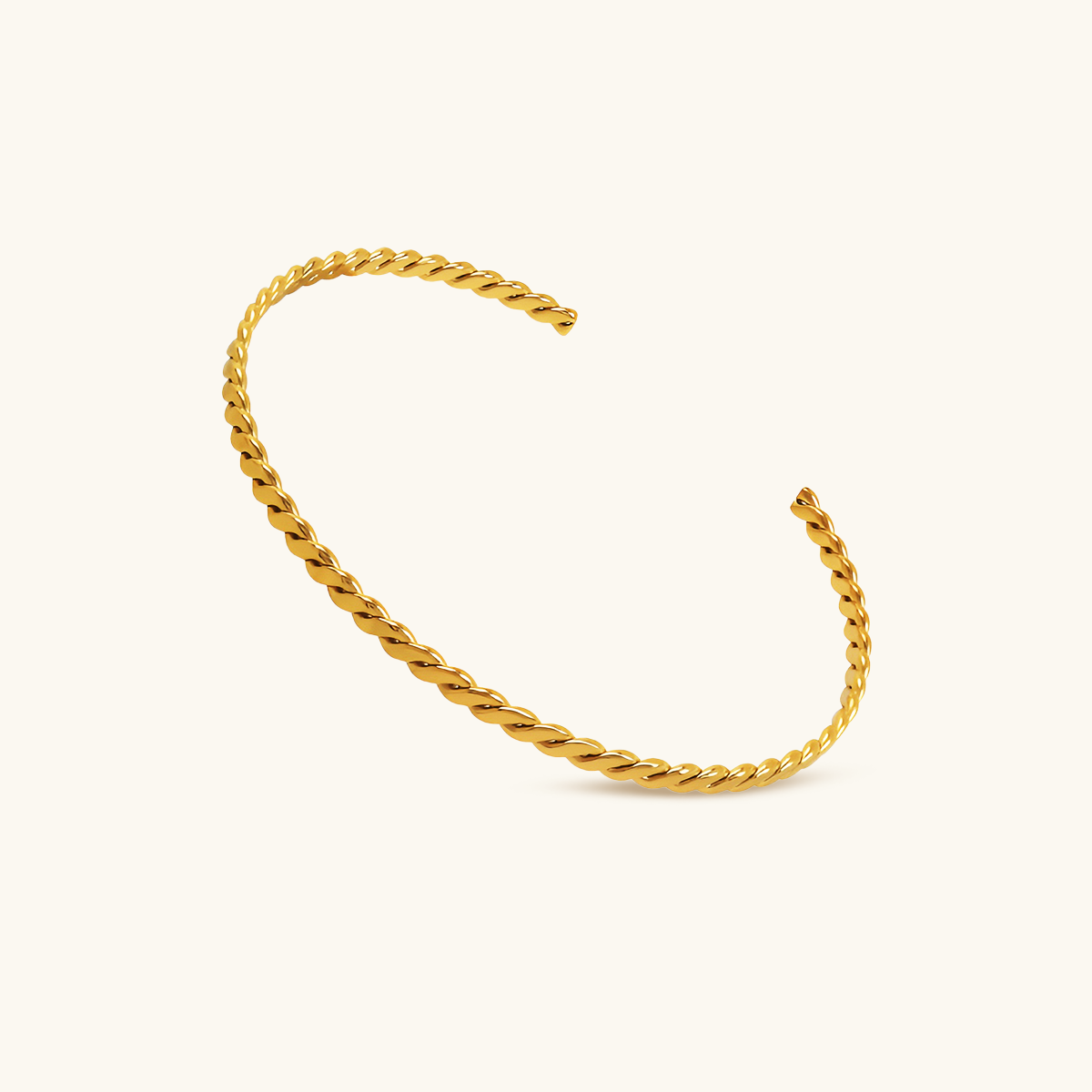 Spiraal Bangle Armband - Goud