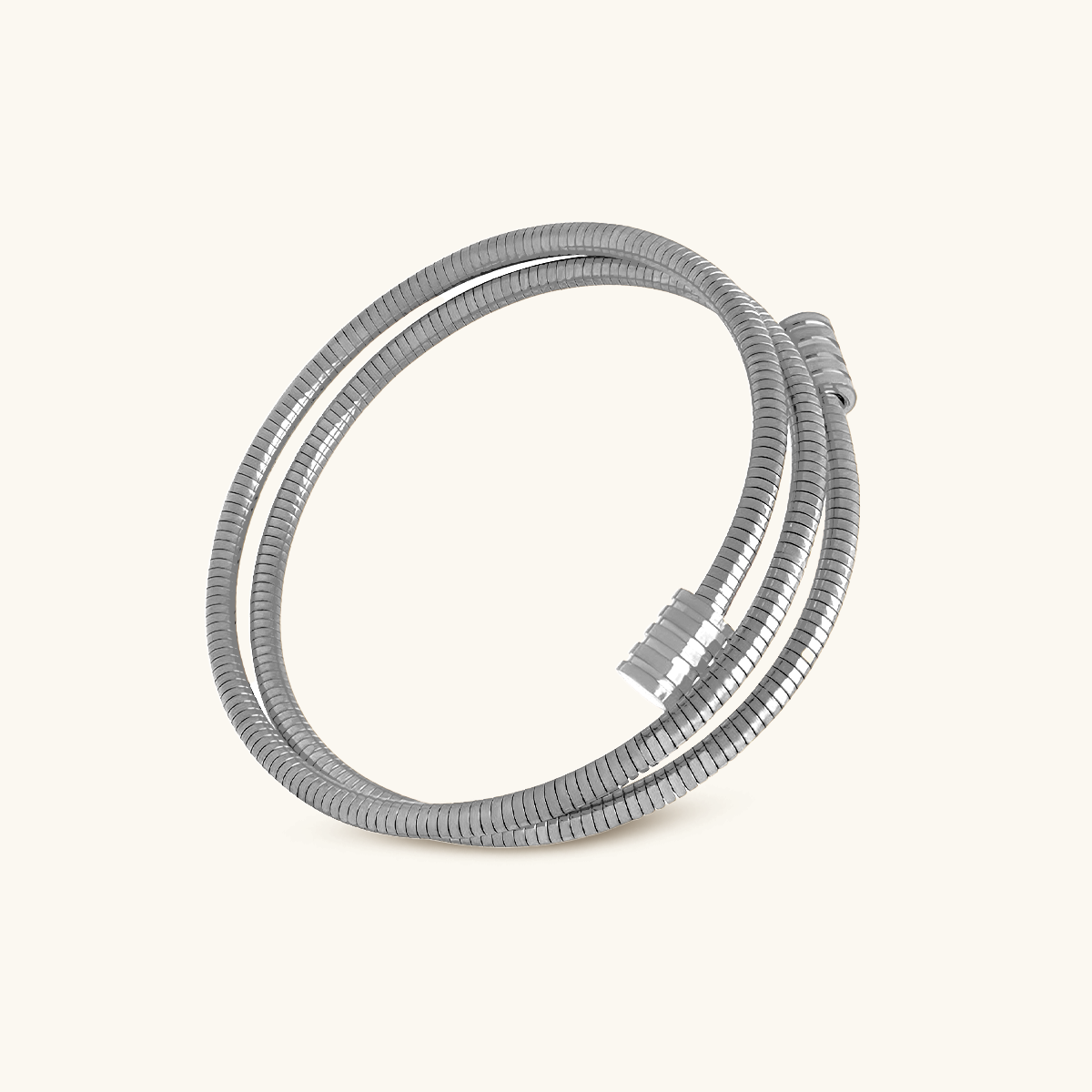 Twister Bangle Armband - Zilver