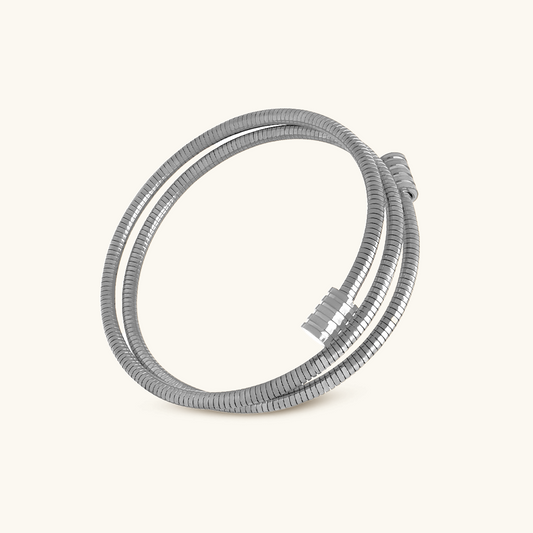 Twister Bangle Armband - Zilver