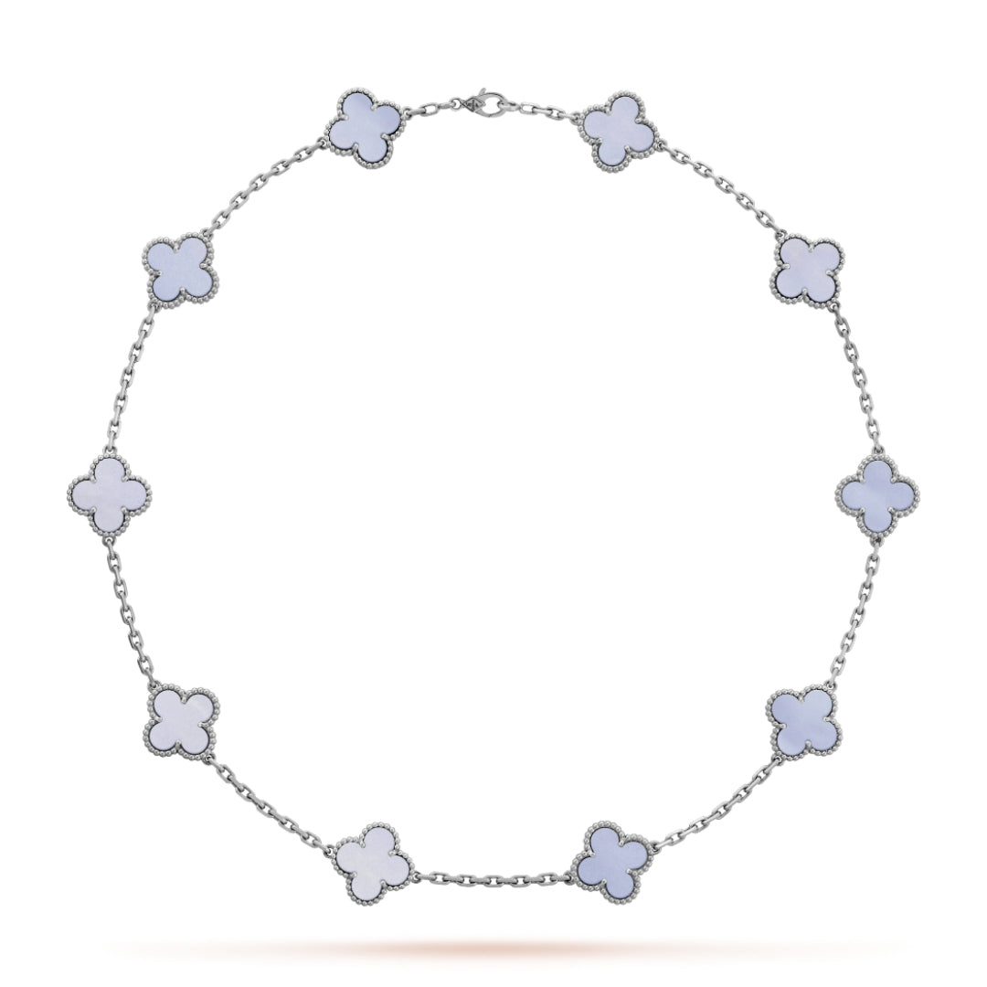 CLOVER | 10 Motief Paarse Ketting