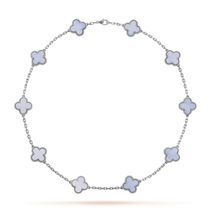 CLOVER | 10 Motief Paarse Ketting