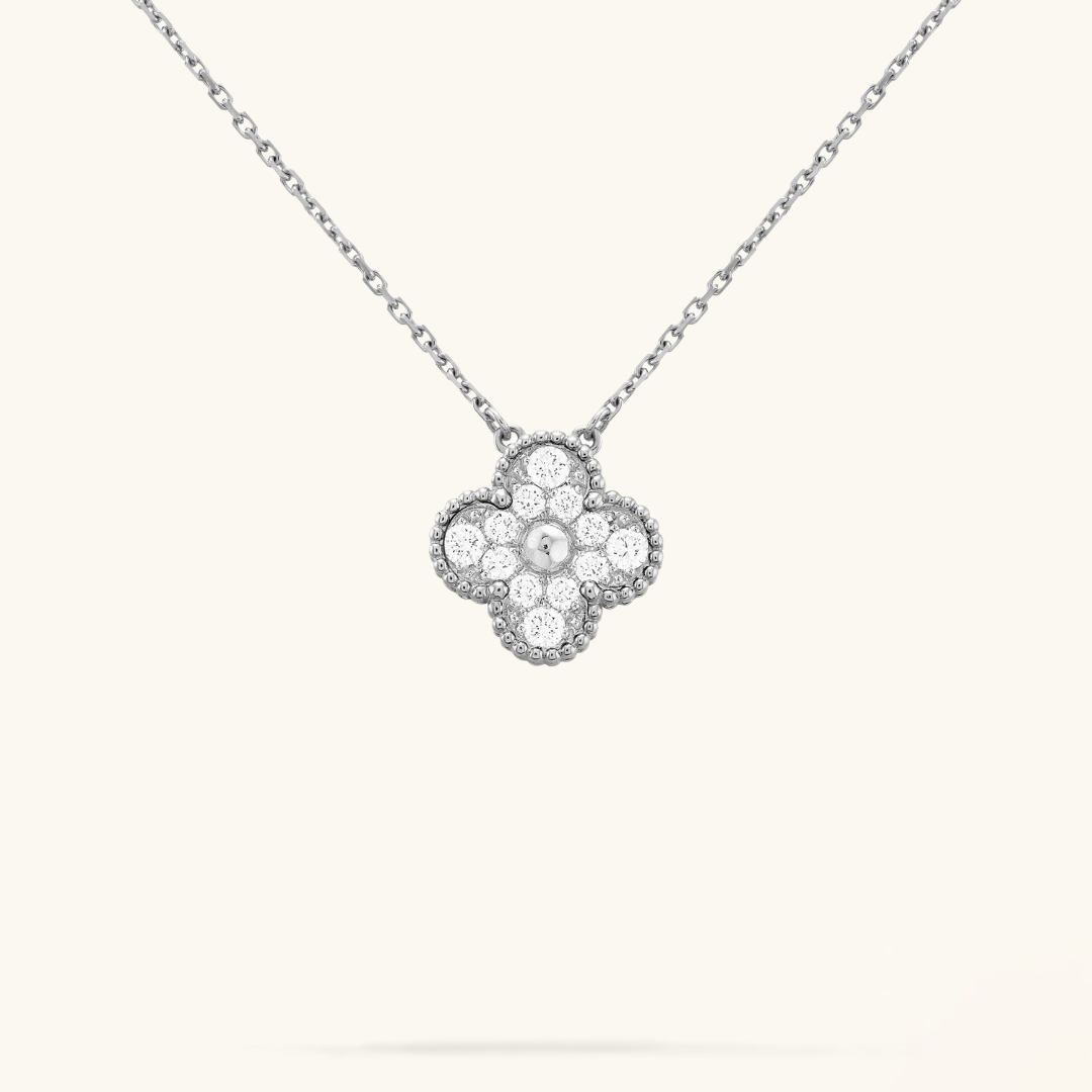 CLOVER | Zilveren Necklace Prestige