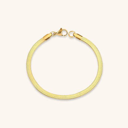 Vida Gouden Herringbone Armband