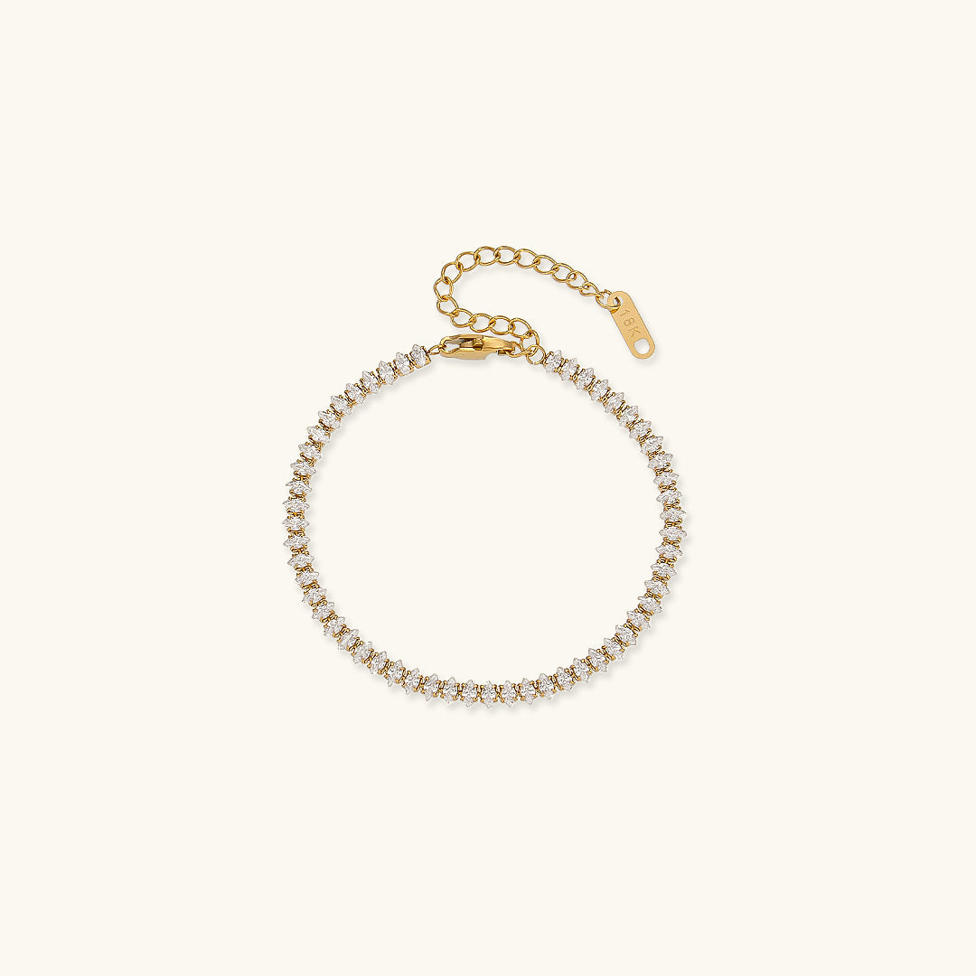 Wisteria Diamanten Tennisarmband