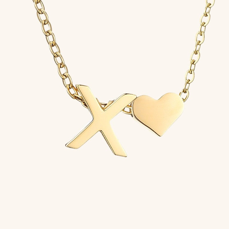 Ria Initieel Letter Gouden Ketting