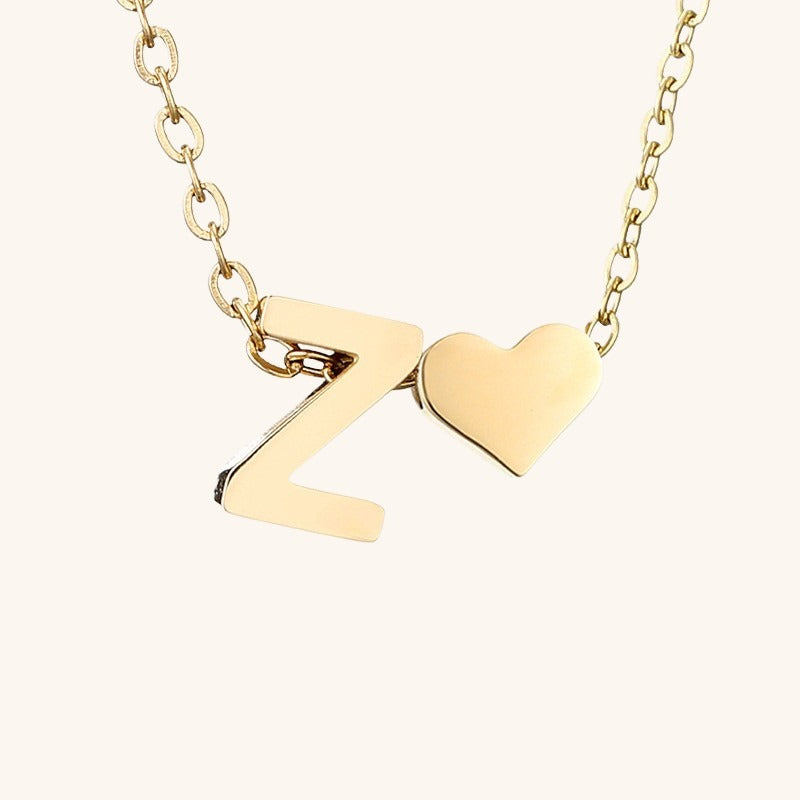 Ria Initieel Letter Gouden Ketting