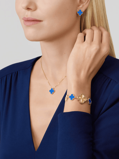 CLOVER | Blauwe Ketting