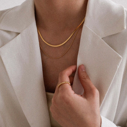 Melody Gouden Twist Ring