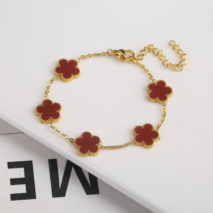CLOVER | Rode Armband