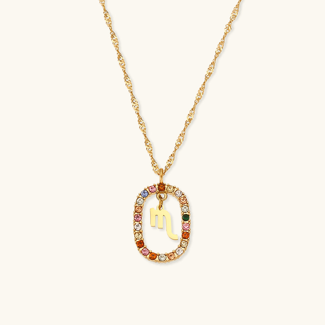 Colette Zodiac Edelsteen Ketting