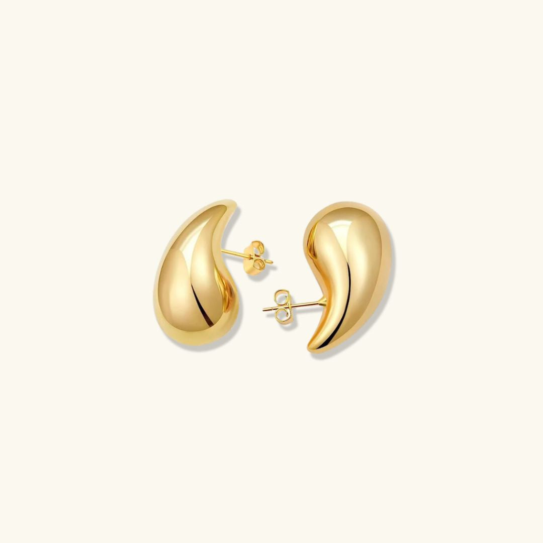 Sandra Teardrop Gouden Oorbellen