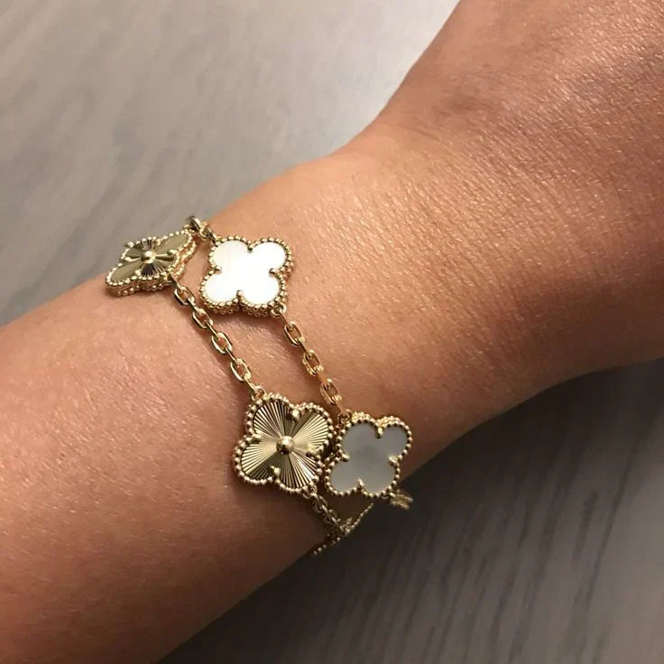 CLOVER | Witte Armband