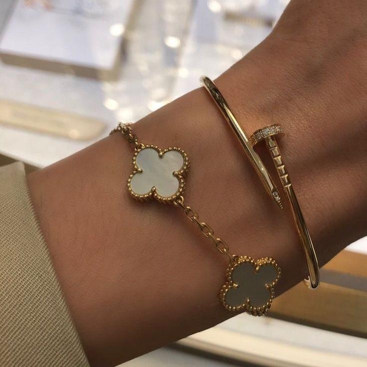 CLOVER | Witte Armband