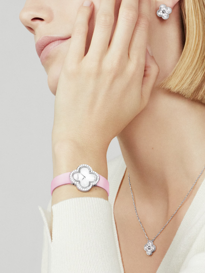 CLOVER | Zilveren Necklace Prestige